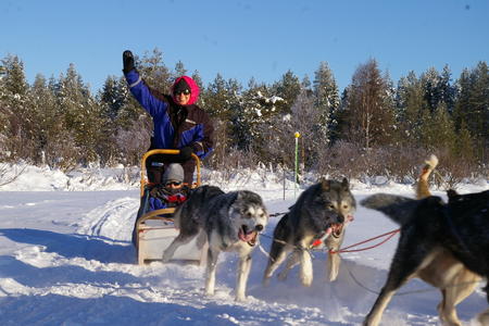 Winterspaß in Finnland