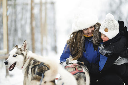 Huskyerlebnisse für die ganze Familie