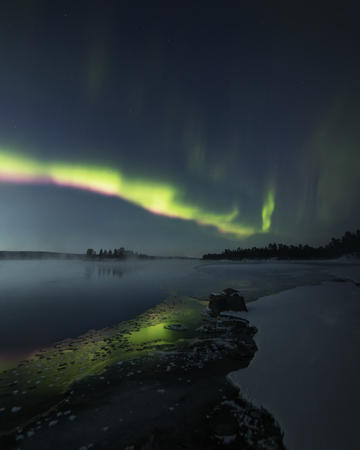 Erfolgreiche Polarlichtjagd 