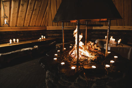 Gemütlicher Abend in der Grillhütte