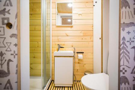 Badezimmer, Panorama Hütte