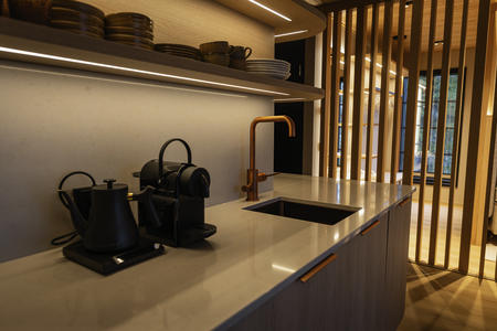Küche, Fluss Apartment