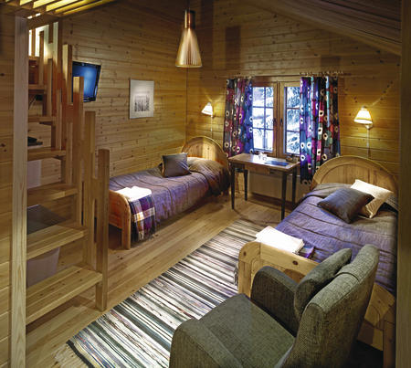 Standard-Doppelzimmer im Blockhaus