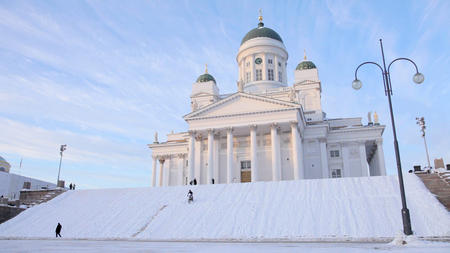 Dom von Helsinki im Winter (c) Visit Finland