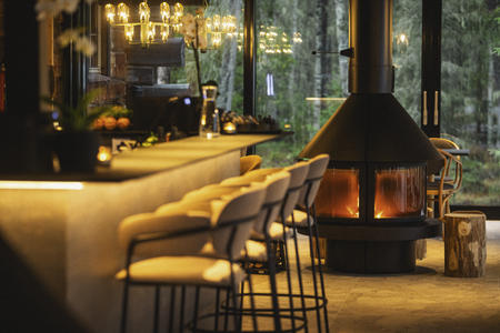 Gemütliche Atmosphäre im Restaurant Niva