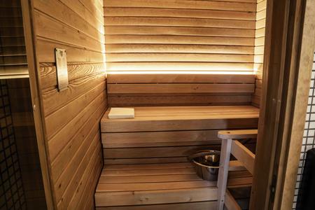  Holzsauna in den Ferienhäusern vom Hotel Iso-Syöte