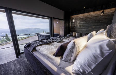 Ausblick aus der Nordlicht-Suite