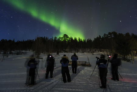 Nordlichter beobachten Finnland Lappland