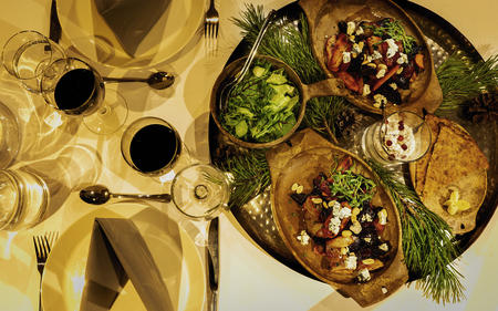 Essen im Restaurant