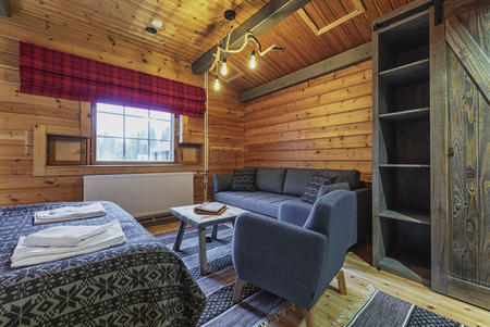 Doppelzimmer Wilderness Plus im modernen Stil mit Sofabett