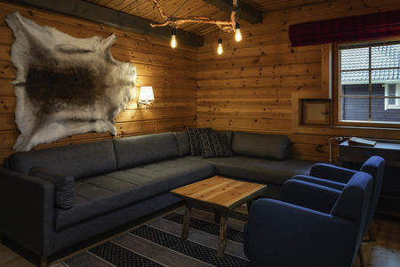 Sitzecke im Doppelzimmer 