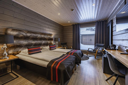 Doppelzimmer Wilderness im Wildnis-Hotel Inari