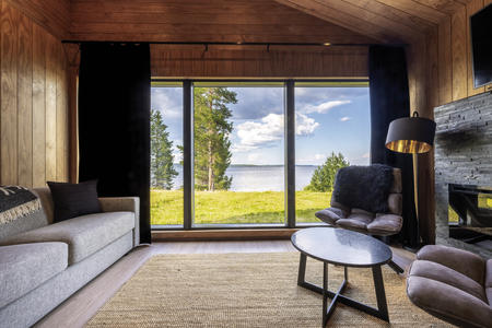 Ausblick aus dem Panorama-Chalet