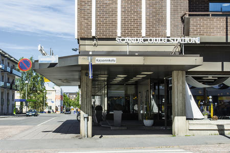 Das Scandic Oulu Station von außen