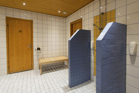 Sauna und Dusche