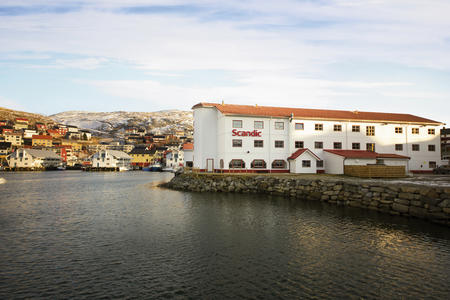 Lage direkt am Hafen, Scandic Hotel Bryggen
