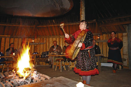 Folklore in Inari, Sami-Gesang