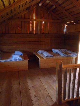 Einfaches Zimmer im traditionellen Speichergebäude (c) Kumpunen