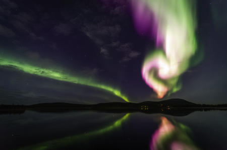 Polarlichtnacht am See (c) Visit Finland, Markus Kiili