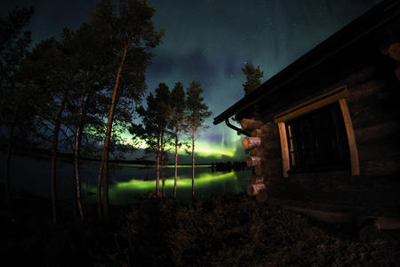 Polarlichter im Herbst