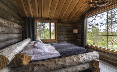 In den Luxus Panorama-Blockhäusern genießen Sie besonderes Ambiente