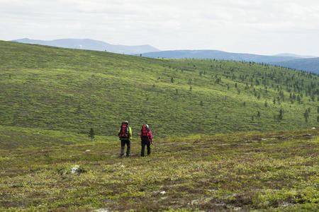 Wanderung im Urho-Kekkonen-Nationalpark