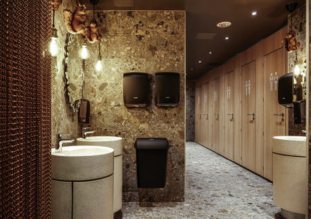 Waschbereich Sauna
